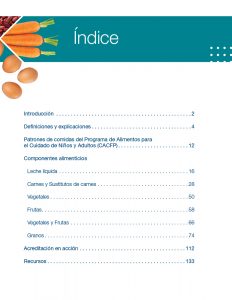 Alimentación para Bebés
en el Programa de Alimentos para el
Cuidado de Niños y Adultos